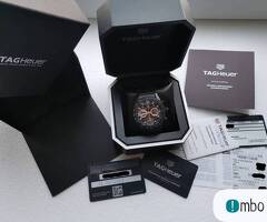 NOWY zegarek Tag Heuer TOURBILLON 02T 45mm, matowa CERAMIKA + KROKODYL